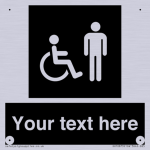 Custom information: black panel disabled and male